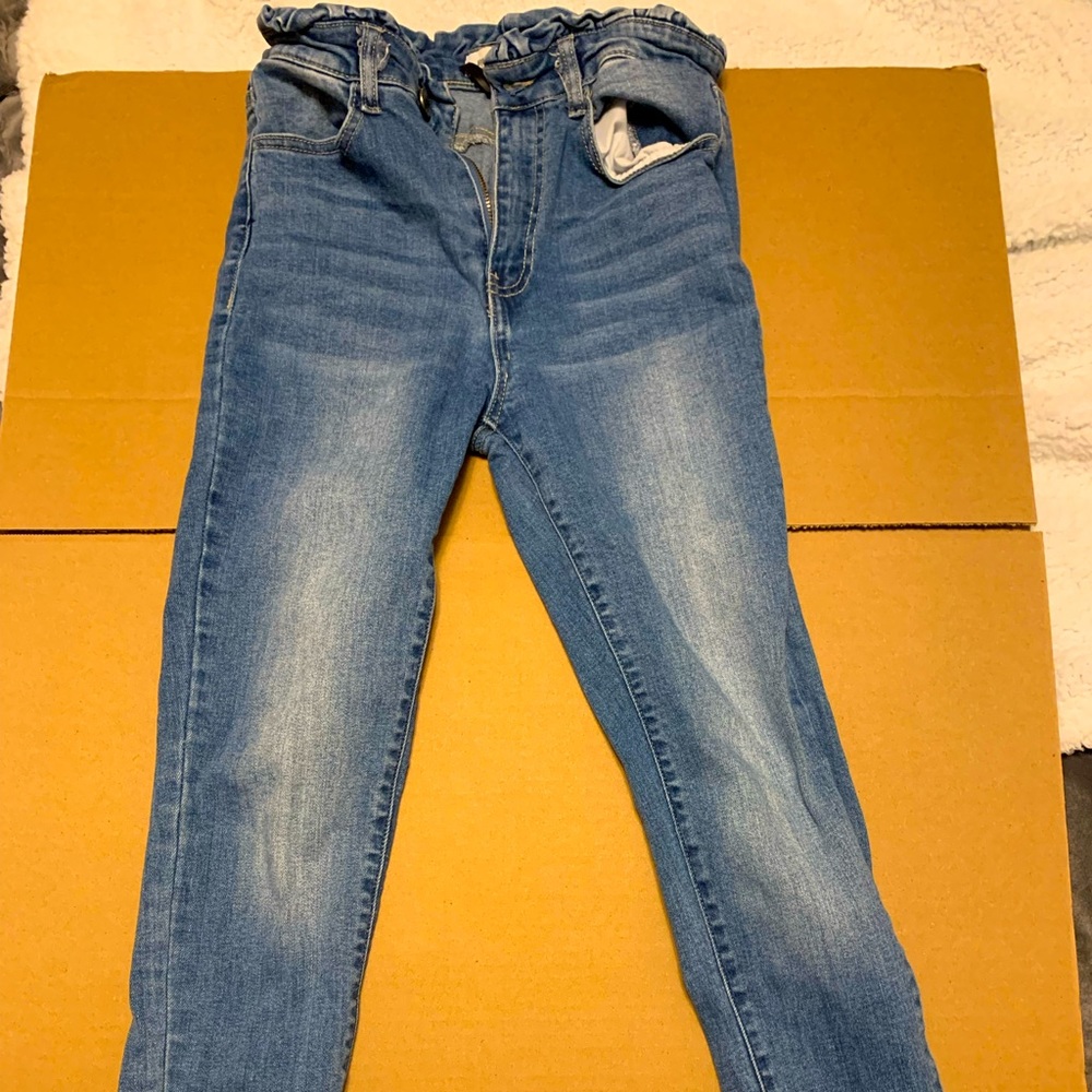 Straight-leg “Black Label” jeans